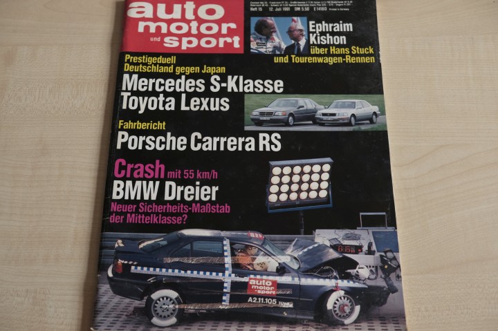 Deckblatt Auto Motor und Sport (15/1991)